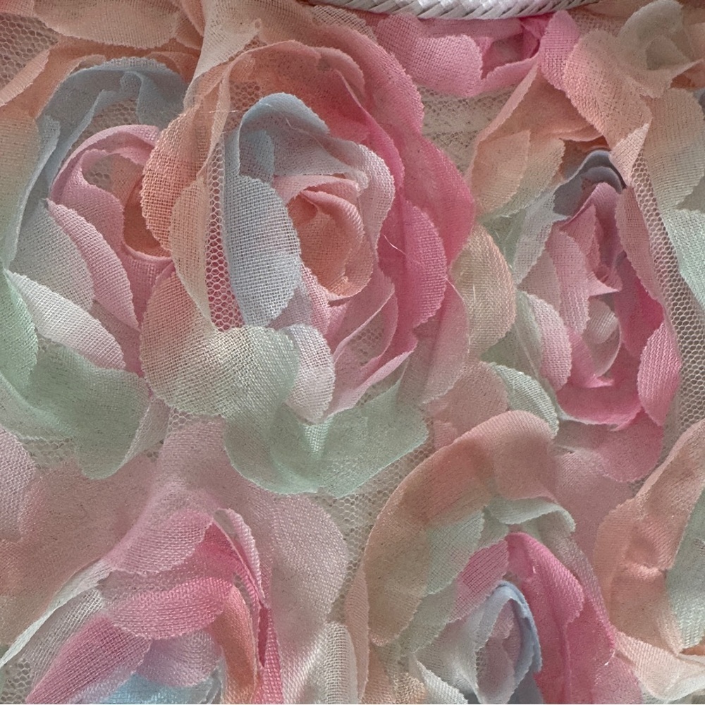 Bellissima Floral Overlay Dressy Derby Hat NWT - Picture 7 of 10